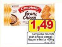Campiello - Biscotti Gran Chicco Cereali Legumi E Frutta
