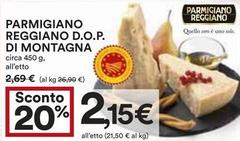 Reggiano - Parmigiano  D.O.P. Di Montagna