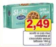 Scotti - Crostatina Al Cioccolato Senza Lattosio