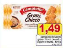 Campiello - Biscotti Gran Chicco Cereali Legumi E Frutta