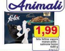 Felix - Fettine Vapore Manzo Pollo-Salmone Tonno