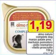 Almo Nature - Nature Complete Dog Manzo Patate Merluzzo Pomodoro