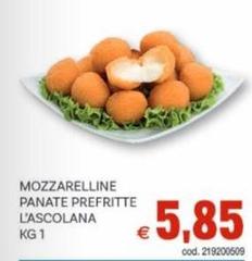 L'ascolana - Mozzarelline Panate Prefritte L'Ascolana