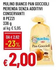 Mulino Bianco - Pan Goccioli Merenda Senza Additivi Conservanti