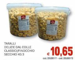 Dal colle - Taralli Delizie Dal Colle Classici/Finocchio Secchio