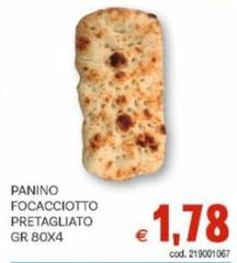 Panino Focacciotto Pretagliato