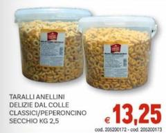 Dal colle - Taralli Anellini Delizie Dal Colle Classici/Peperoncino Secchio