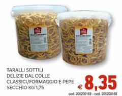 Dal colle - Taralli Sottili Delizie Dal Colle Classici/Formaggio E Pepe