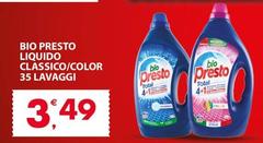 Bio Presto - Liquido Classico/Color