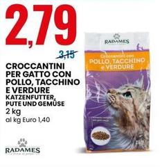 Radames - Croccantini Per Gatto Con Pollo, Tacchino E Verdure