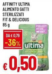 Ultima - Affinity Alimento Gatti Sterilizzati Fit & Delicious