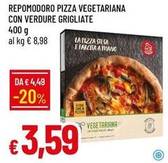 Repmodoro Pizza Vegetariana Con Verdure Grigliate