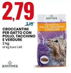 Radames - Croccantini Per Gatto Con Pollo, Tacchino E Verdure