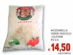 Mozzarella Verde Pascolo Julienne