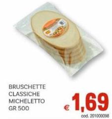 Micheletto pane - Bruschette Classiche