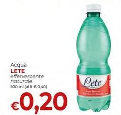 Lete - Acqua Effervescente Naturale