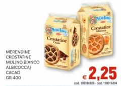 Mulino Bianco - Crostatine Crostini  Albicocca
