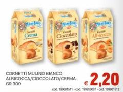 Mulino Bianco - Cornetti Albicocca/Cioccolato/Crema