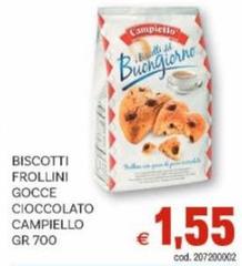 Campiello - Biscotti Frollini Gocce Cioccolato