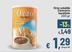 Caravan's - Orzo Solubile Barattolo