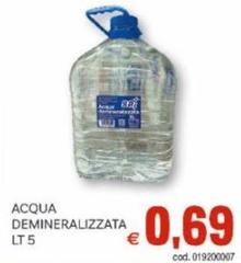 Acqua Demineralizzata