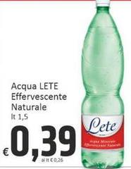Lete - Acqua Effervescente Naturale