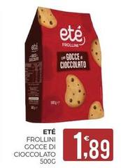 Eté - Frollini Gocce Di Cioccolato