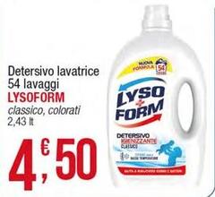 Lysoform - Detersivo Lavatrice 54 Lavaggi