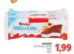 Kinder - Fetta Al Latte