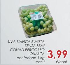 Conad - Uva Bianca E Mista Senza Semi Percorso Qualità