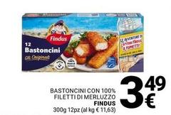 Findus - Bastoncini Con 100% Filetti Di Merluzzo