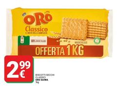 Oro saiwa - Biscotti Secchi Classici