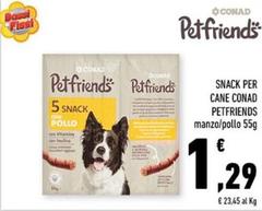 Conad - Petfriends Snack Per Cane 
