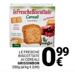 Le Fresche Biscottate Ai Cereali