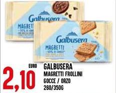 Galbusera - Magretti Frollini Gocce/Orzo