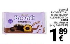 Bauli - Buondì Ricoperto Al Cioccolato/All'Albicocca