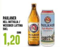 Paulaner - Hell Bottiglia/ Weissbier Lattina
