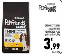 Conad - Petfriends Plus Crocchette Cani Adult 