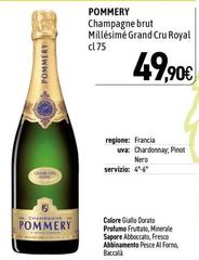 Pommery - Champagne Brut Millésimé Grand Cru Royal
