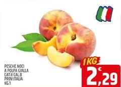 Pesche Noci A Polpa Gialla Cat.II Cal.B Prov.Italia