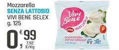 Selex - Mozzarella Senza Lattosio Vivi Bene