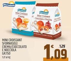 Sfornasole - Mini Croissant Crema/Cioccolato E Nocciola