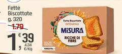 Misura - Fette Biscottate