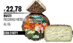Busti - Pecorino Metello