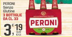 Peroni -  Senza Glutine 3 Bottiglie Da Cl. 33