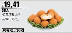 Gela - Mozzarelline Panate