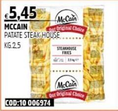 Mccain - Patate Steak House