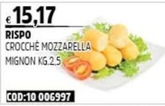 Rispo - Crocchè Mozzarella Mignon