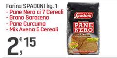 Molino spadoni - Farina Kg. 1 Pane Nero Ai 7 Cereali