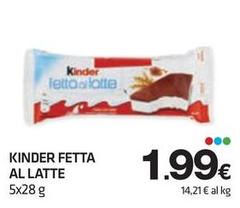 Kinder - Fetta Al Latte